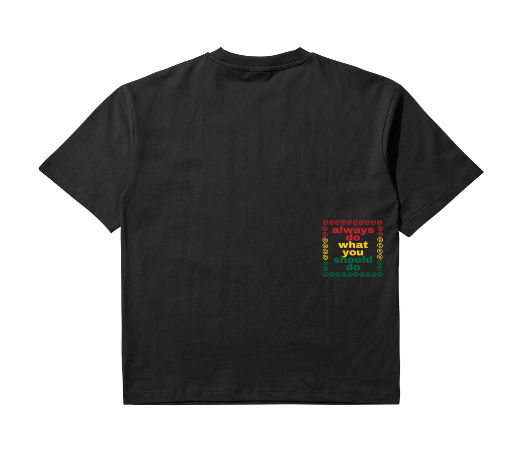 kwes e x always do what you should do: fingers crossed ascii tee