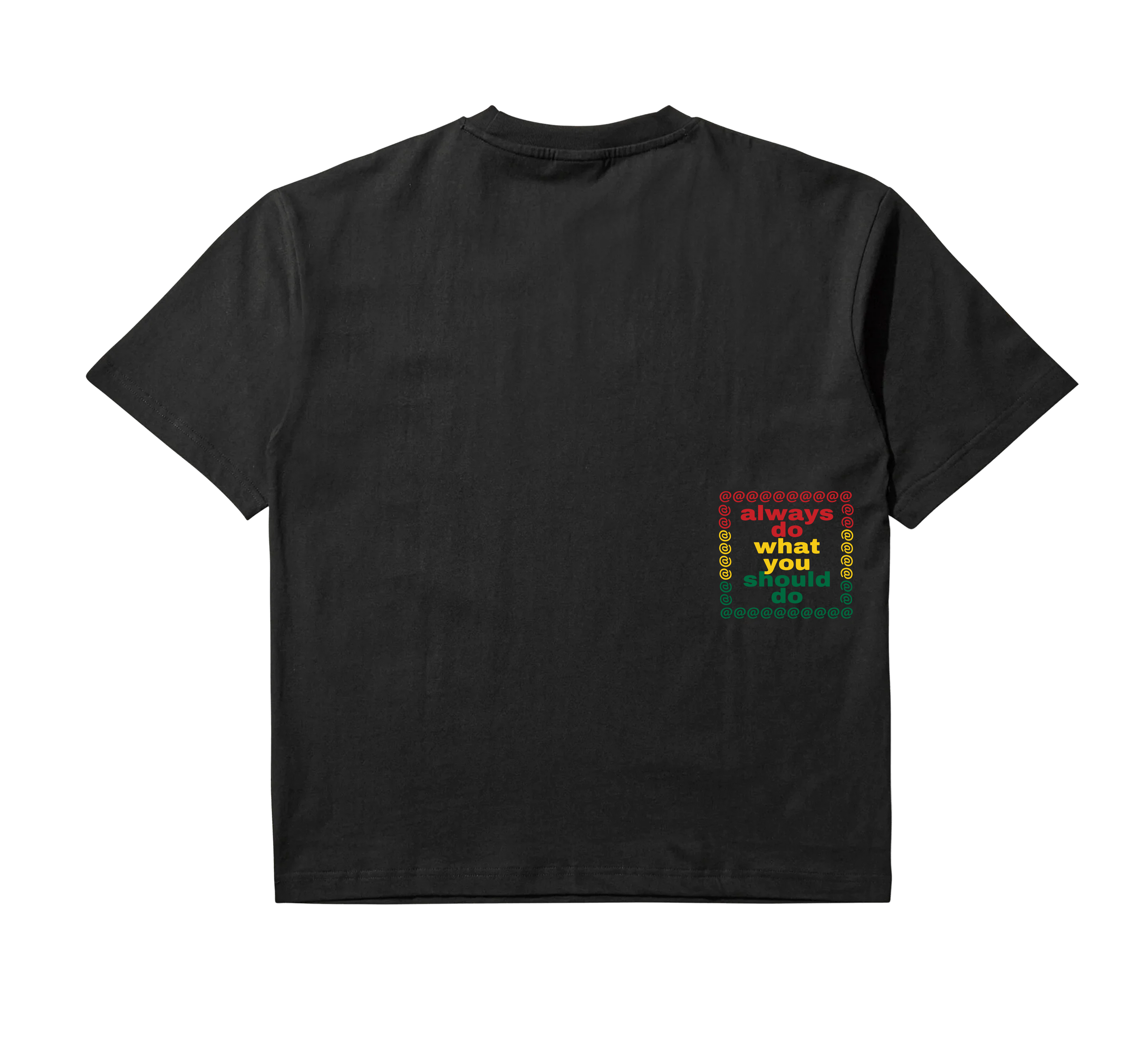 kwes e x always do what you should do: fingers crossed ascii tee